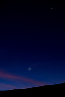 Crescent moon at Dawn