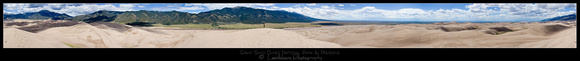 Sand Dunes Panorama 360 degrees
