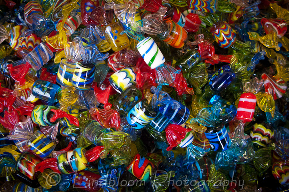 Murano Glass "Candy" in Venice Italy