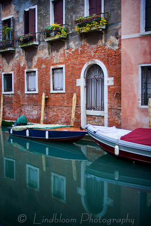 Calm canal in Venice