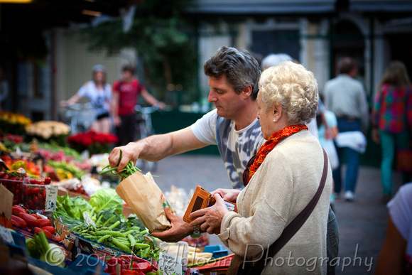 Market day in Bolzano
