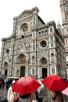 Red Umbrellas at the Duomo